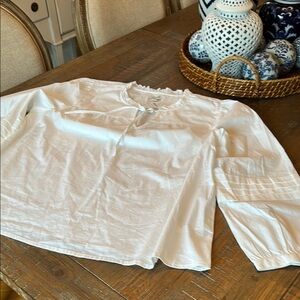 J. Crew White Blouse